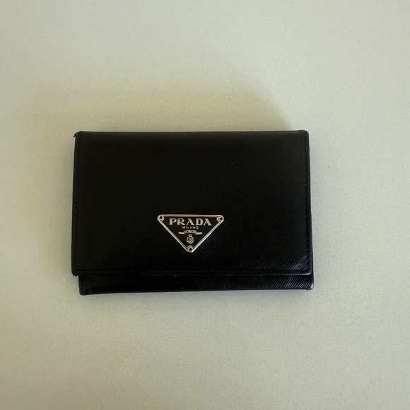 Prada Saffiano Leather Card Holder - Picture 1 of 6